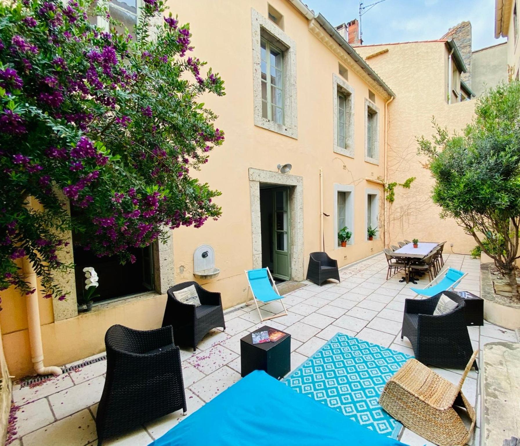 Les Chambres De La Villa Eugenie Лезиньян-Корбьер Экстерьер фото