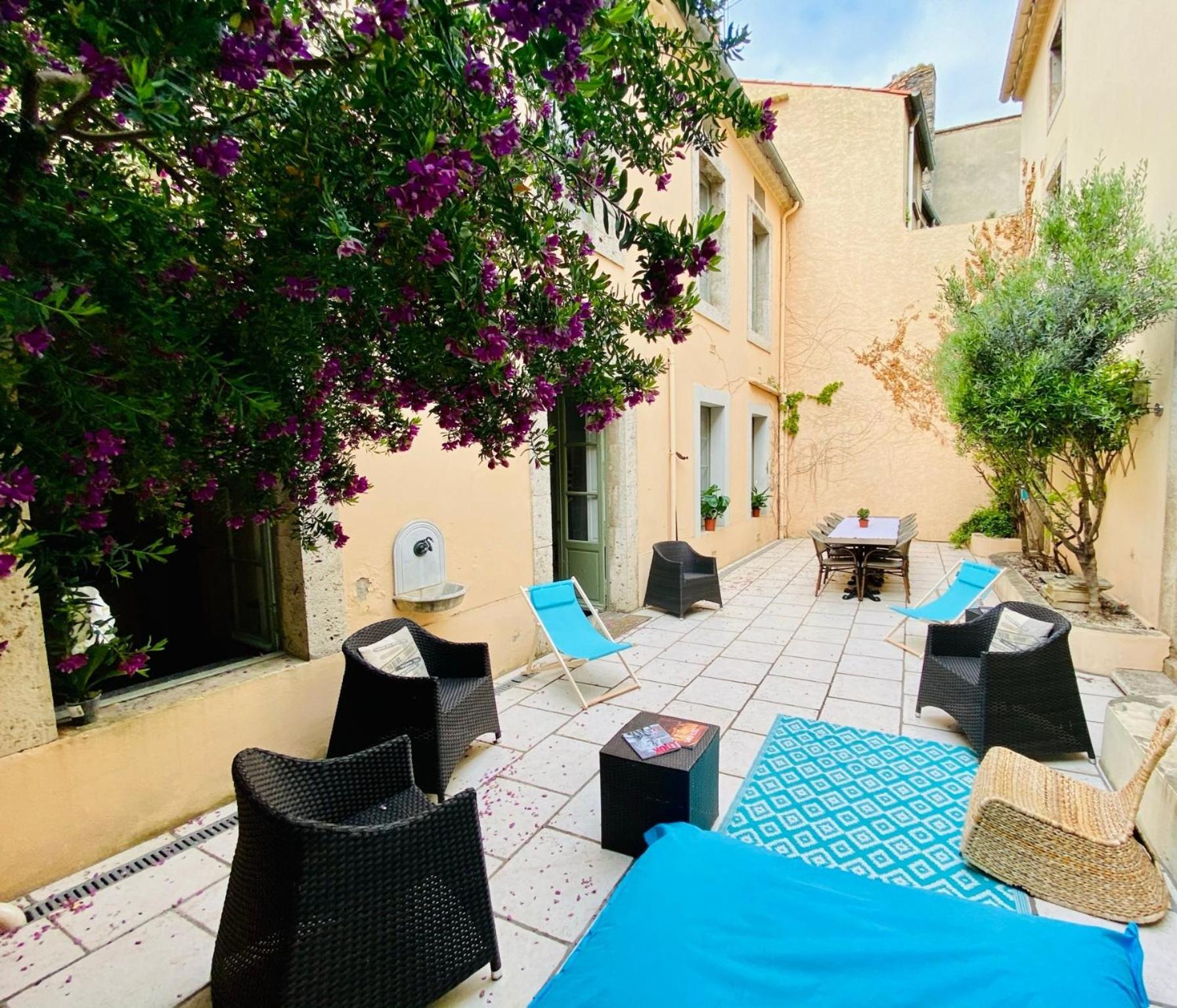 Les Chambres De La Villa Eugenie Лезиньян-Корбьер Экстерьер фото